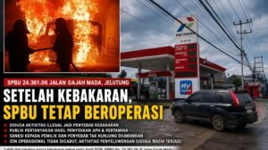Foto Aktivitas SPBU Setelah 1 Tahun Kebakaran.