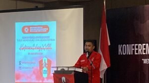 Keterangan :Foto Surya Nasution Ketua Bidang Agitasi dan Propaganda DPP GMNI Pada Acara GMNI