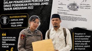 Penyerahan Berkas Pelaporan Ke Bidpropam Polda Jambi