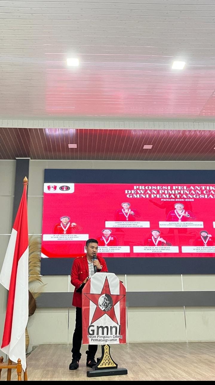 Foto : Surya,Ketua Dewan Pimpinan Pusat Gerakan Mahasiswa Nasional Indonesia (DPP GMNI) Bidang Agitasi dan Propaganda.